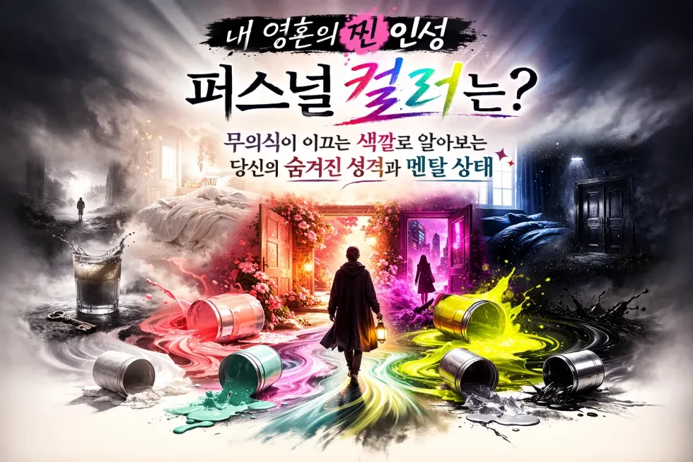 무의식이 택한 '찐' 인성 컬러는? 팩폭 주의! 💥