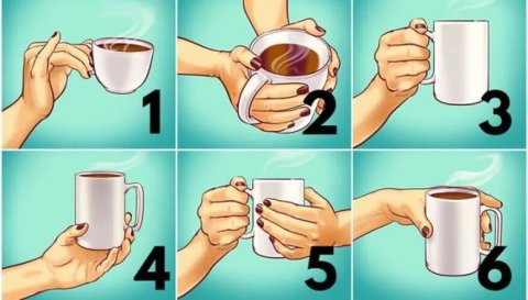 헉! 컵 잡는 법만 봐도 성격이 다 보인다고? ☕