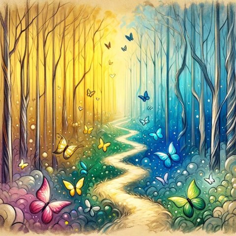 두근두근! 내 사랑은 몇 배속? 숲속 나비 심리테스트 🦋