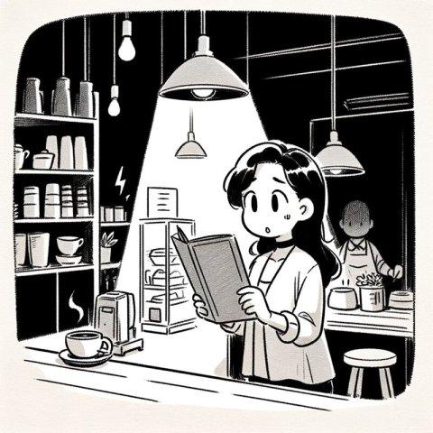 카페 정전! 당신의 진짜 성격이 밝혀진다? ☕